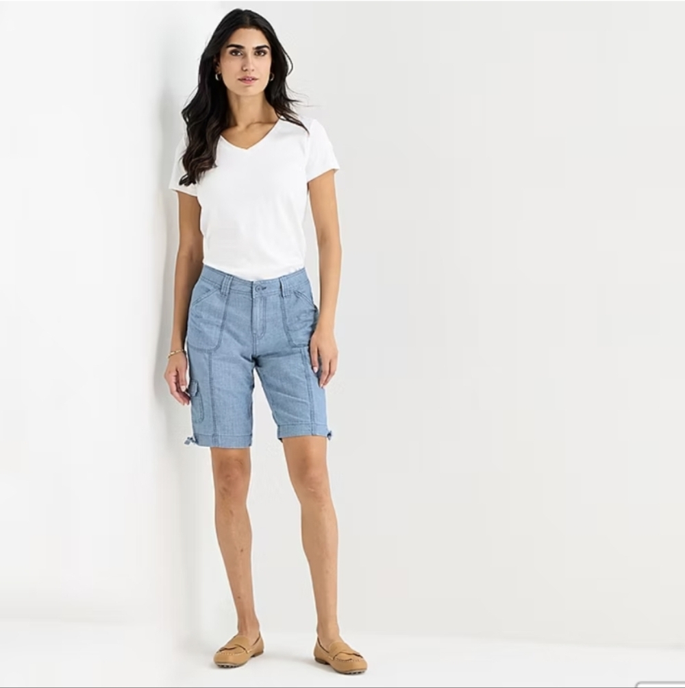 Women's Blue Denim Shorts